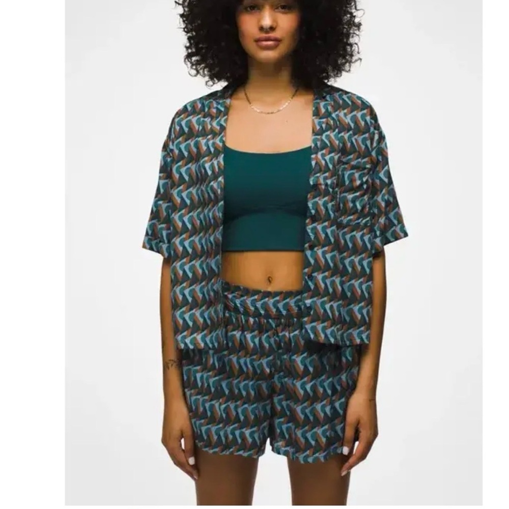 prAna button down top